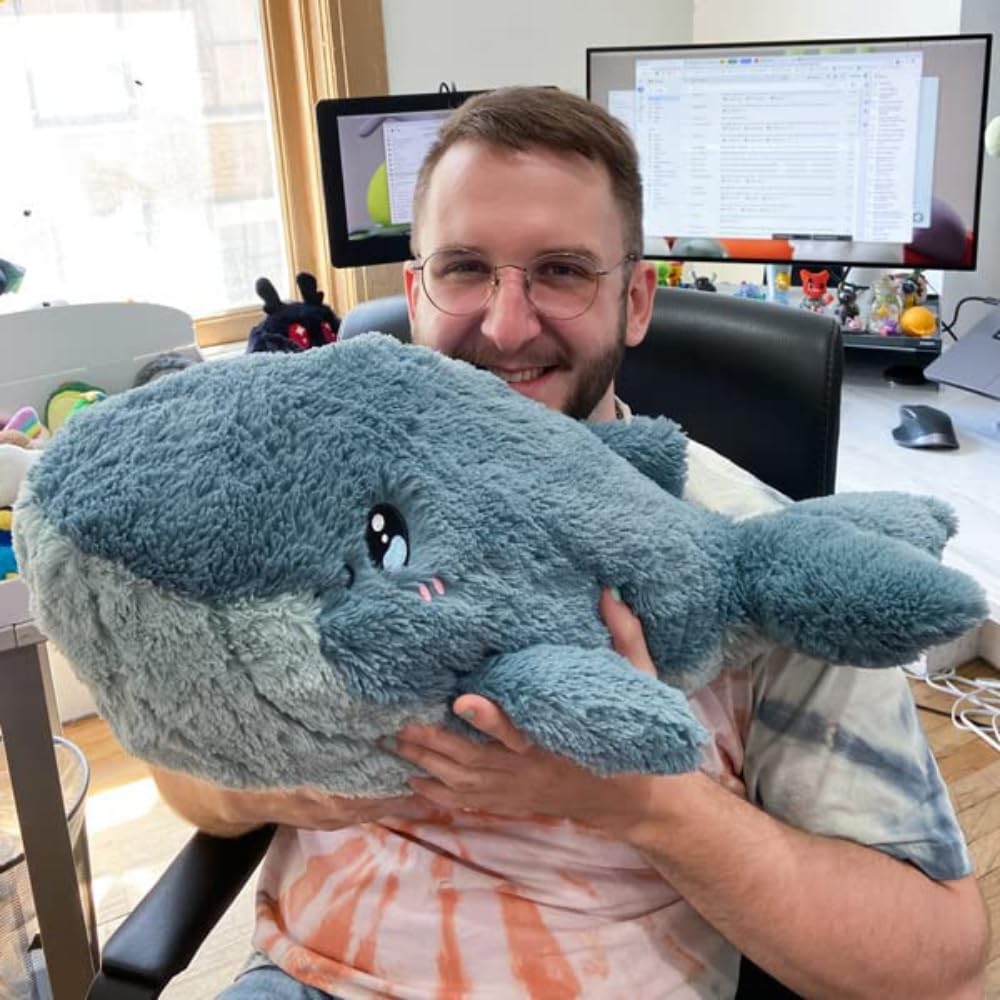 Squishable - Płetwal Błękitny - Aquatic Collection - 58 cm - Miękka maskotka kolekcjonerska