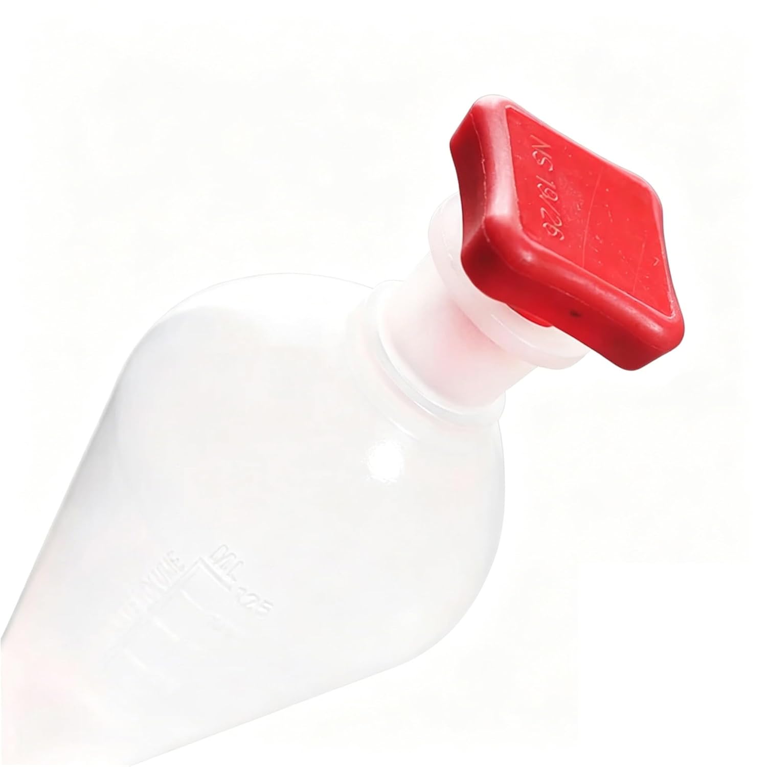 1000mL Pear-Shaped Plastic Separatory Funnel with PTFE Stopper, PP Laboratory Separating Tool for Chemistry Research, Heavy Duty 1 Liter Extraction Equipment Logic