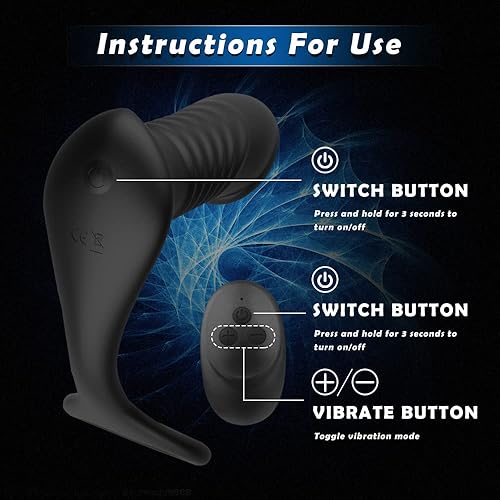 Miniatura 8 de Vibrador anal telescópico 3 en 1, masaje de próstata, tapón de anillo, estimulador de próstata, retraso, eyaculación, anillo de pene, consoladores,