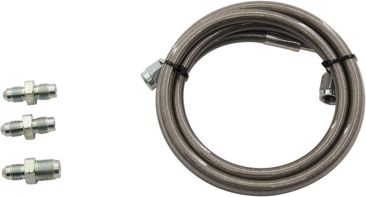 Master Slave Cylinder & Clutch Line Kit Stainless Steel compatible with 1990-2005 Mazda Miata