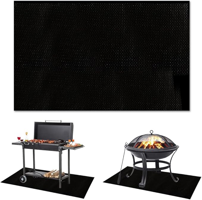 Fireproof Mat Grill Mat&Fire Pit Mat 39” X 48” Hearth Mats