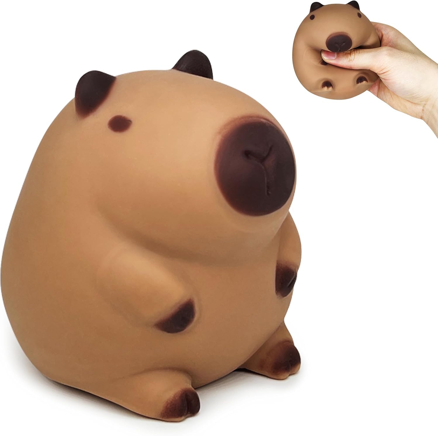 Giocattolo Antistress A Forma Di Capibara Morbido - Regalo Per Bambini, Adulti, Natale E Compleanni