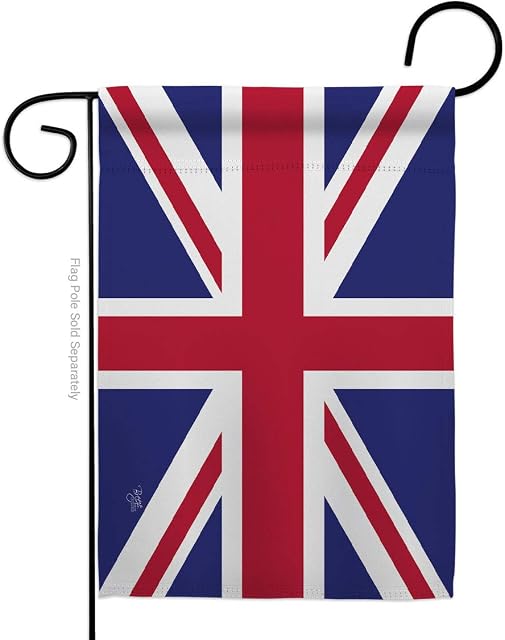 Breeze Decor United Kingdom UK Garden Flag 13"x18.5"