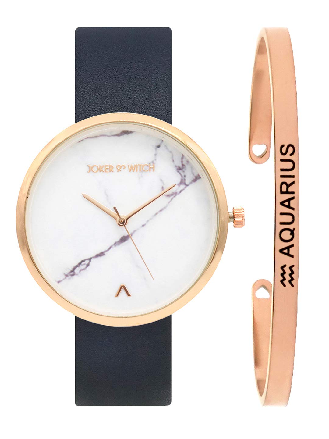 Joker & Witch Leather Hailey White Dial Aquarius Analog Watch Bracelet Gift Set For Women, Blue Band (B08WPVMDGQ) Amazon Price History, Amazon Price Tracker