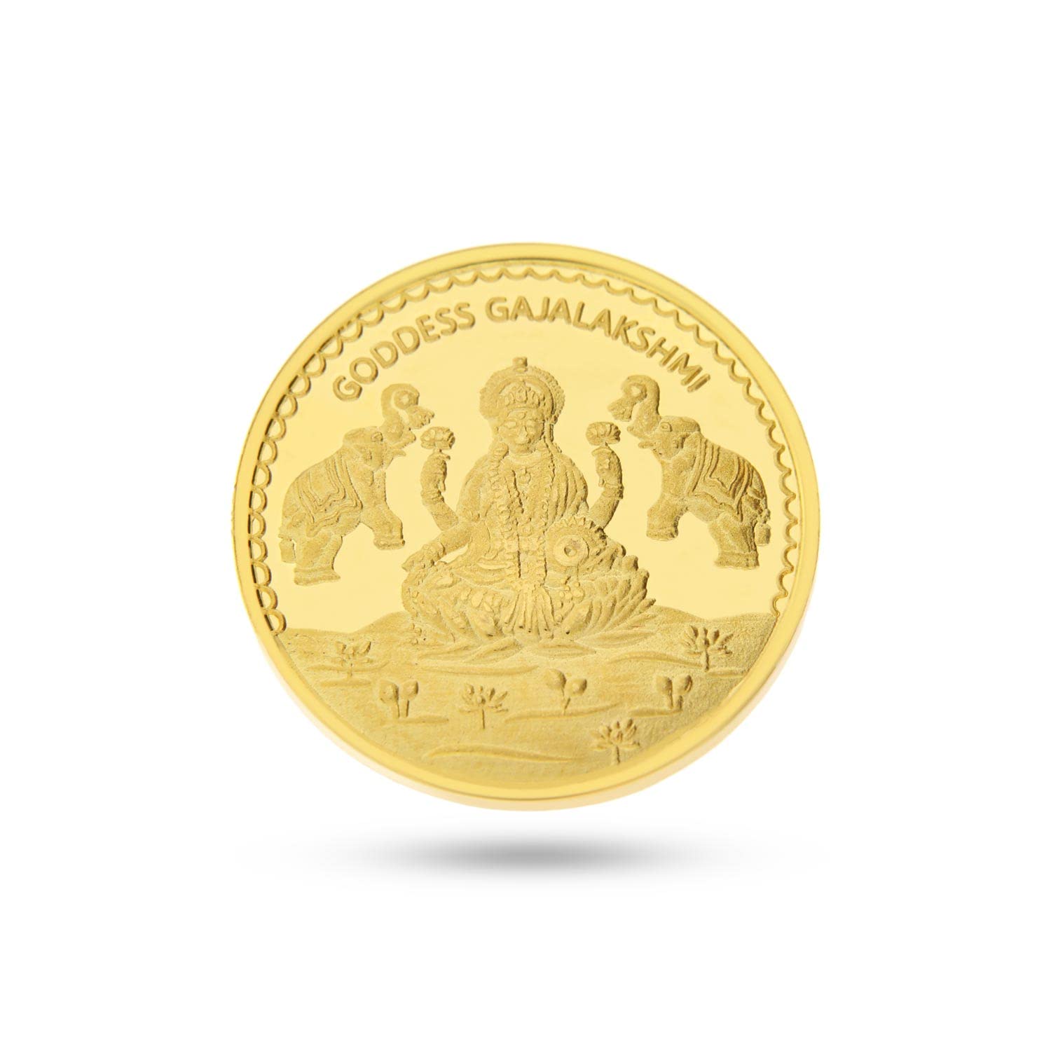 C.KRISHNIAH CHETTY JEWELLERSC.Krishniah Chetty Goddess Lakshmi 22k (916) 2 Gm Gold Coin