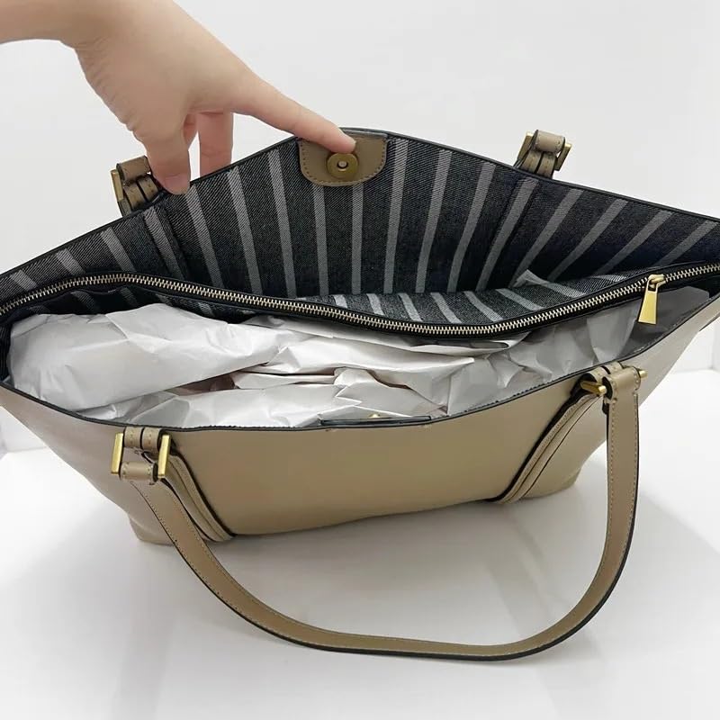 Sac fourre-tout VELORE vintage : le plaisir d'un grand sac à main café qui raconte votre histoire - 2