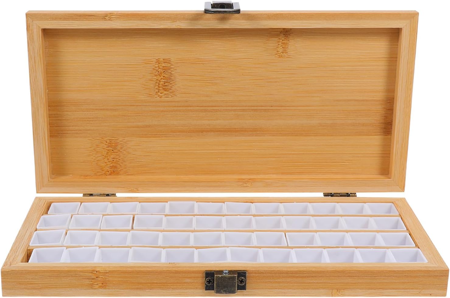 48-Grid Lidded Watercolor Palette Box for Artists and Travel Mixing