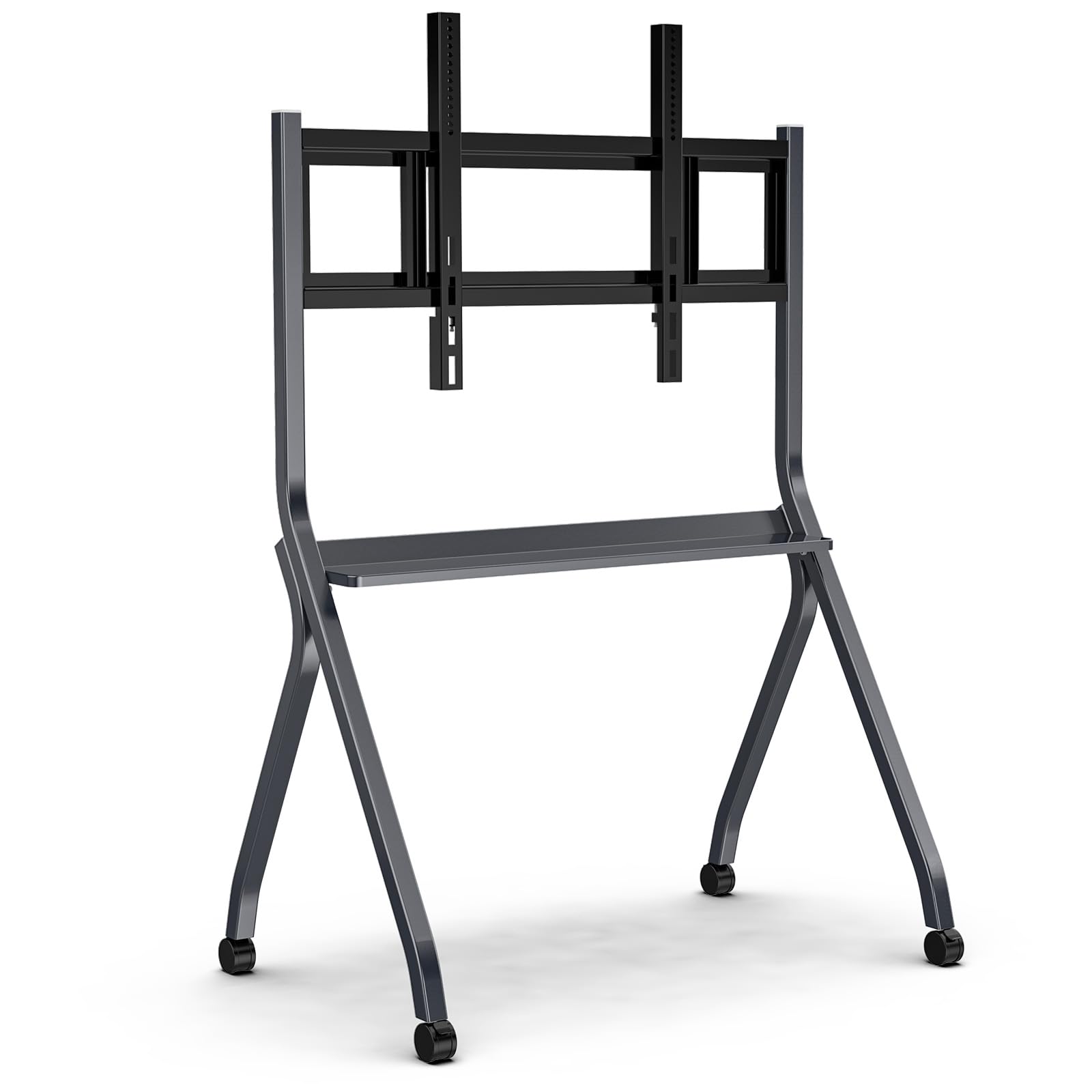 Smart Board Stand with Four Lockable Wheels for 55"-65' Electronic Whiteboard, Digital Whiteboard Stand for Home, Smart Board for Classroom and Office with Mobile Stand