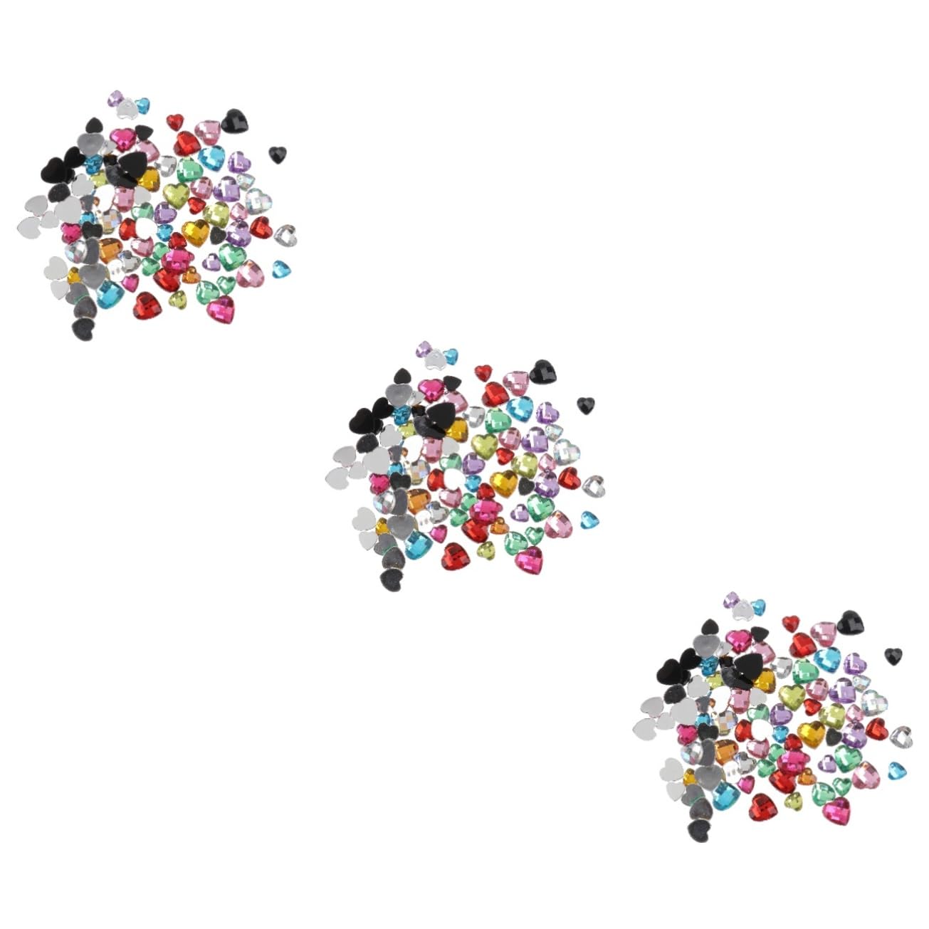 Healvian 3ensembles Charms Manucure Décorations Pour Fournitures Et Accessoires De Nail Art Coeur Esthétique Élégante Pour Manucures