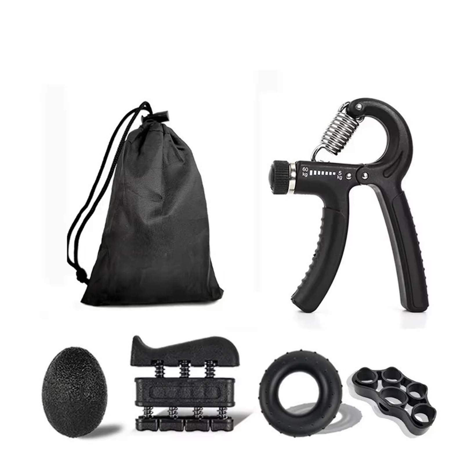 FLYIODFCXV Wrist trainer, Hand Squeezer Adjustable Resistance, for Muscle Building and Injury Recovery