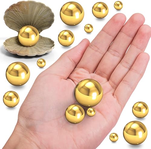 Miniatura 9 de 150 cuentas de perlas de imitación pulidas color crema y rosa sin agujero para decoraciones de relleno de jarrones, perlas de plástico, dispersos de