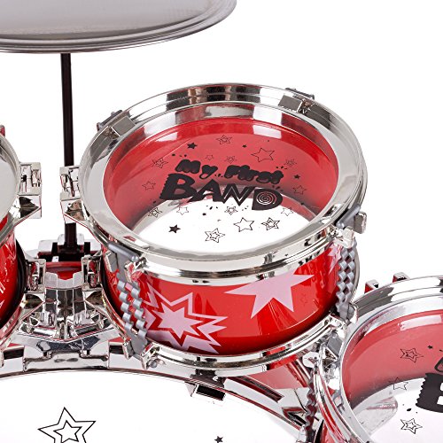 Hey! Play! 7-Piece Kids Toy Drum Set #TOP22