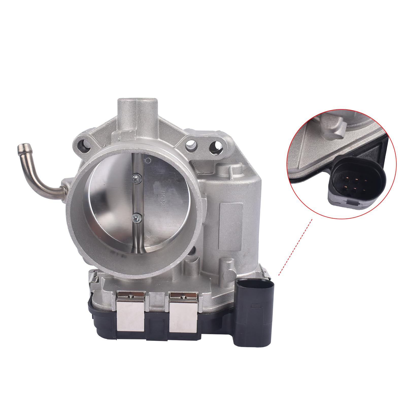 SCITOO Electronic Throttle Body Assembly For VW Beetle, Jetta, Passat (2014-2018, 1.8L/2L) - Replace OEM 06K133062N