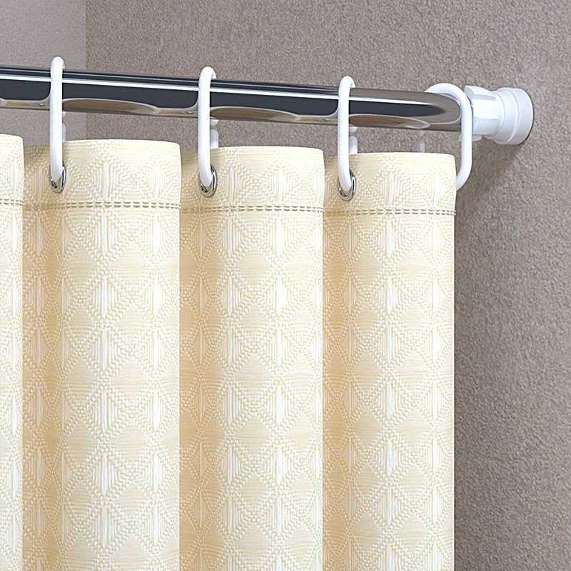 KIZAMI Rideau de Douche en Polyester 300 × 200 cm, Rideau de Douche imperméable, Rideau de Douche de Poids élevé, utilisé pour la décoration de Salle de Bain d'hôtel à la Maison Rideau de