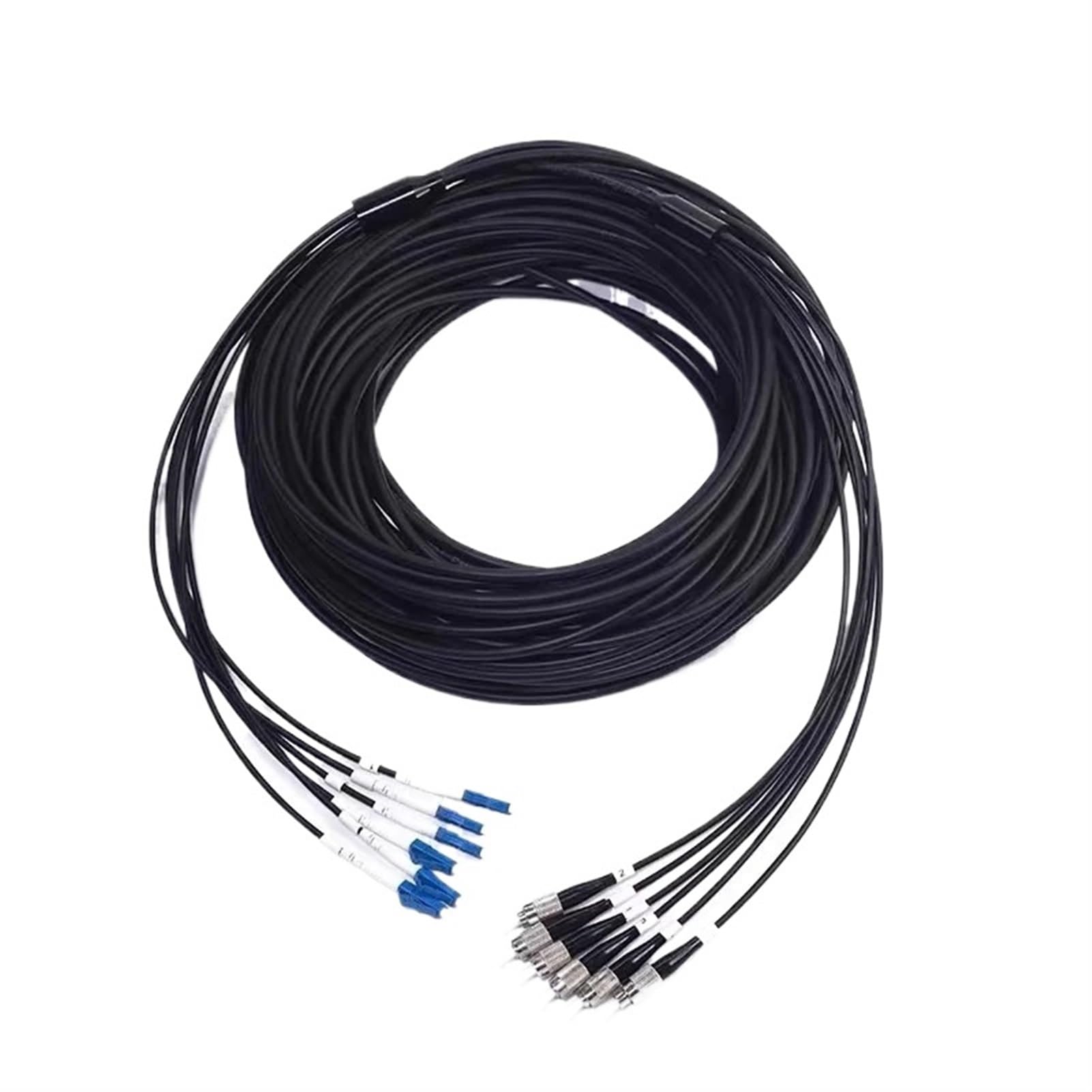 Cordon de raccordement blindé à 6 cœurs, Champ TPU monomode LC SC-FC-St A extérieur LSZH 5mm, Fibre Optique Flexible(300m TPU LC-LC)