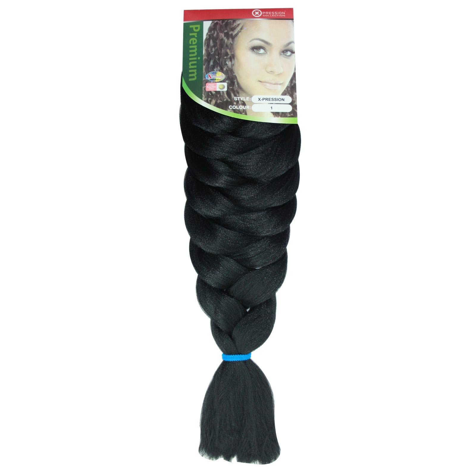 X-pression Premium Braids – 55 Strähnen Aus Kanekalon, Leicht & Verknotungsfrei, Für Zöpfe & Styles