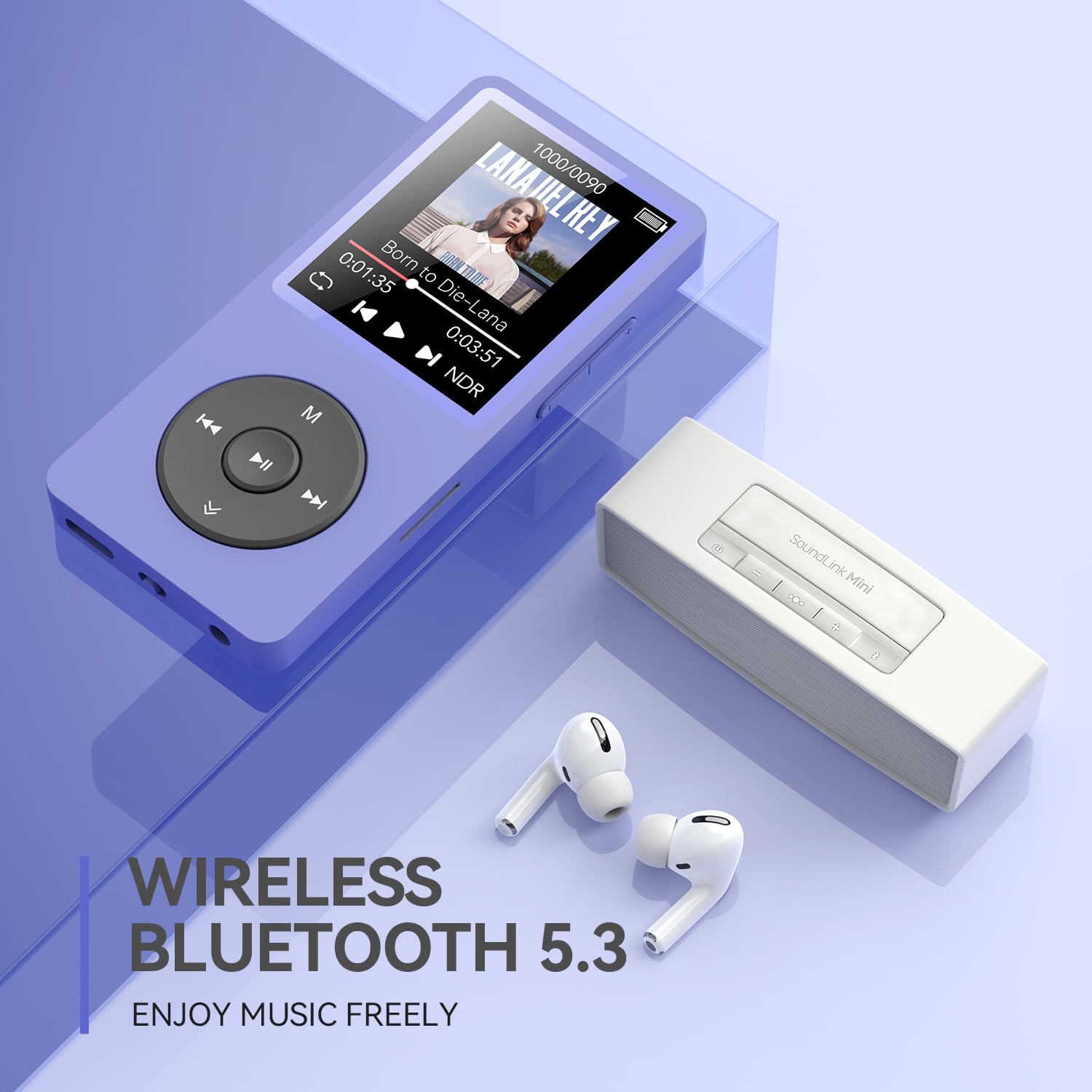 AGPTEK MP3 Player Bluetooth 5.0 Sport 32GB With 1.5 Inch TFT Color Screen Mini Music Player With Clip Supports Up To 128gb Sd Card With Independent Volume Button Fm Radio Pedometer Ormromra Otto Qq 0024 - View #8