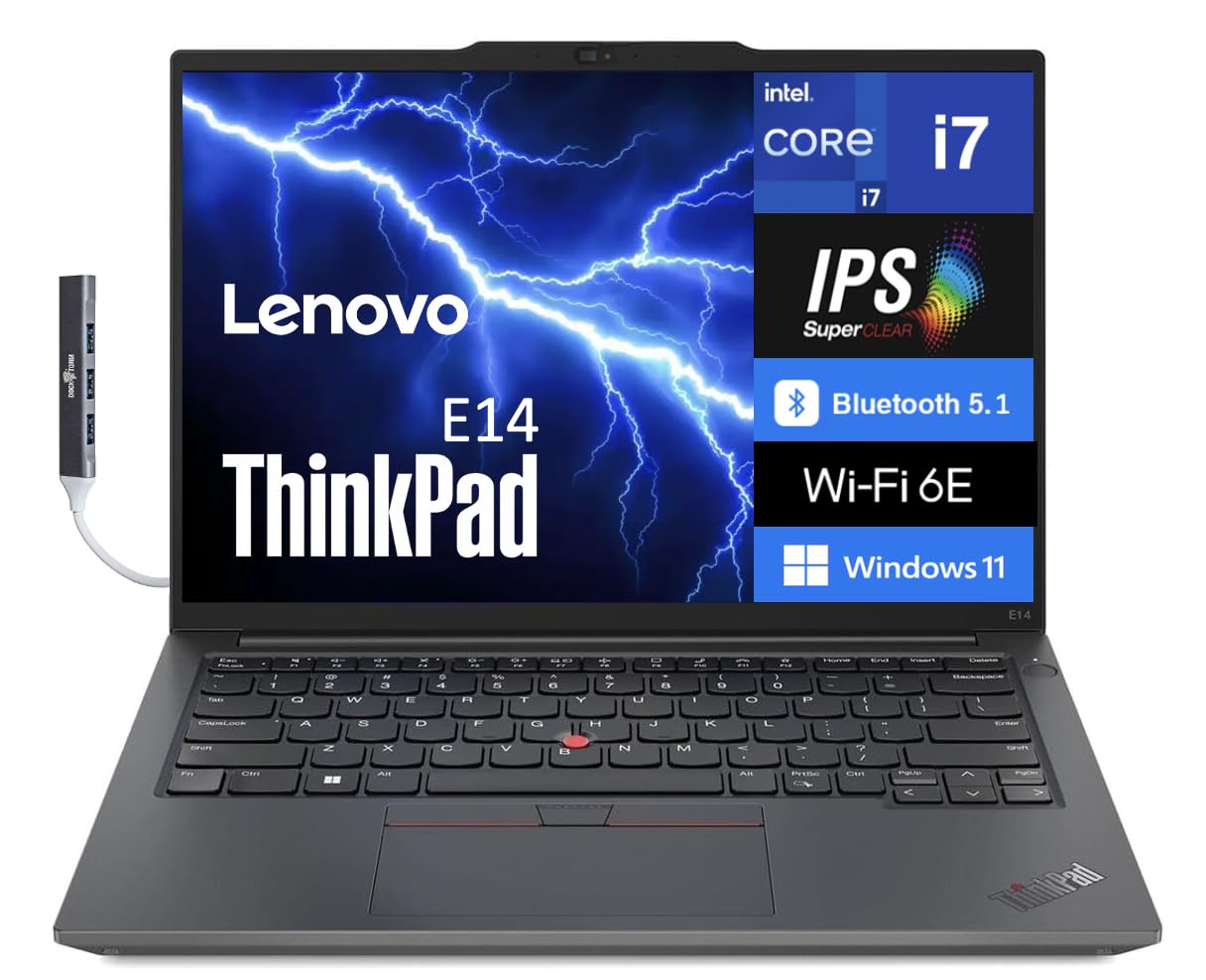 Amazon.com: Lenovo ThinkPad E14 Gen 5 Business Laptop, 14.0″ IPS