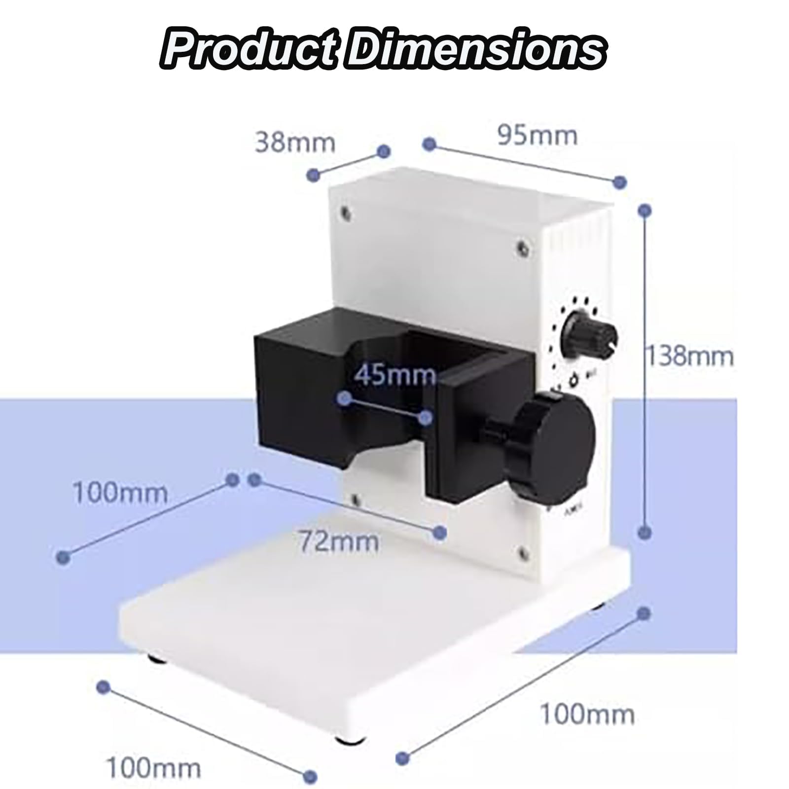 Iluminador De Microscopio De Fibra Óptica Única, Luz LED De Cuello De Cisne Para Microscopio, Iluminación Fría De 6000 K, Con Brillo Y Apertura Ajustables, Tubo De Luz De 500 Mm, Para Microscopio