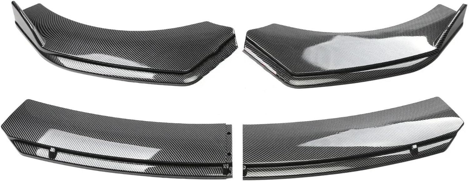 Chin Diffuser Splitter Air Dam Kit Protector Guard Cover For Corvette C6 C7 Z06 ZR1 Car Front Body Bumper Spolier Lip MZEER(carbon fiber)
