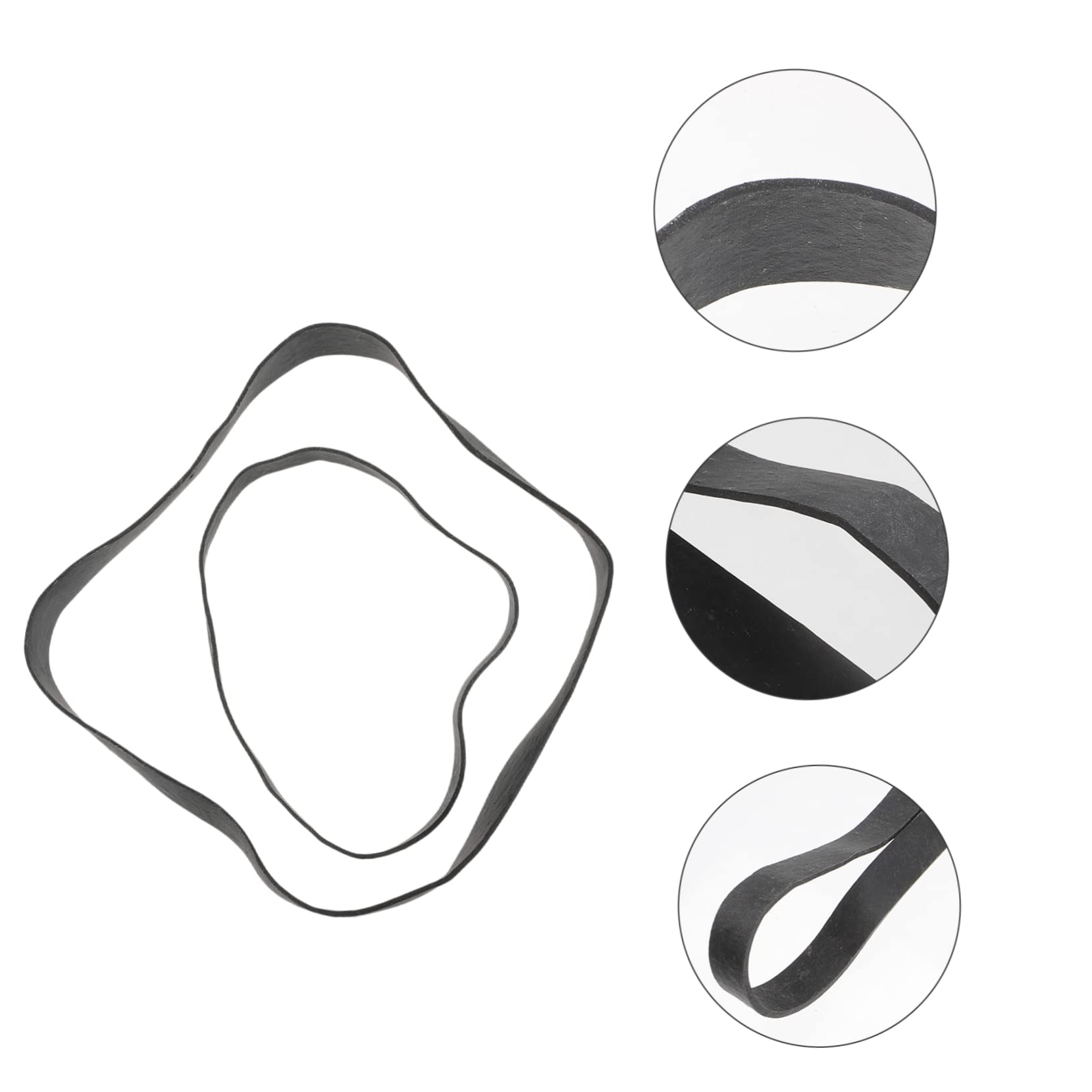 Gadpiparty Schwarze Taktische Gummibänder aus Gummi Breite und Dicke Elastikbänder zum Befestigen von Werkzeugen und Ausrüstung für Survival und Hiking