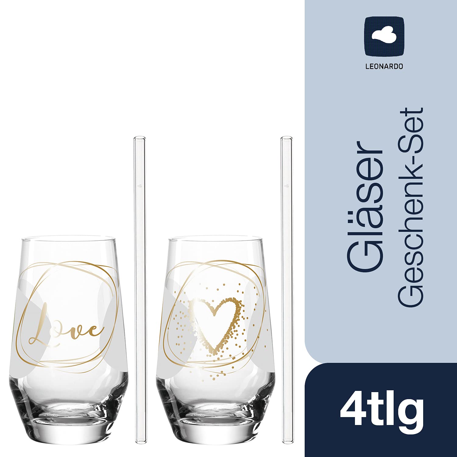 LEONARDO  (レオナルド) タンブラー＆ストロー６個セット 365ml LEONARDO (レオナルド) タンブラー＆ストロー6個セット 365ml