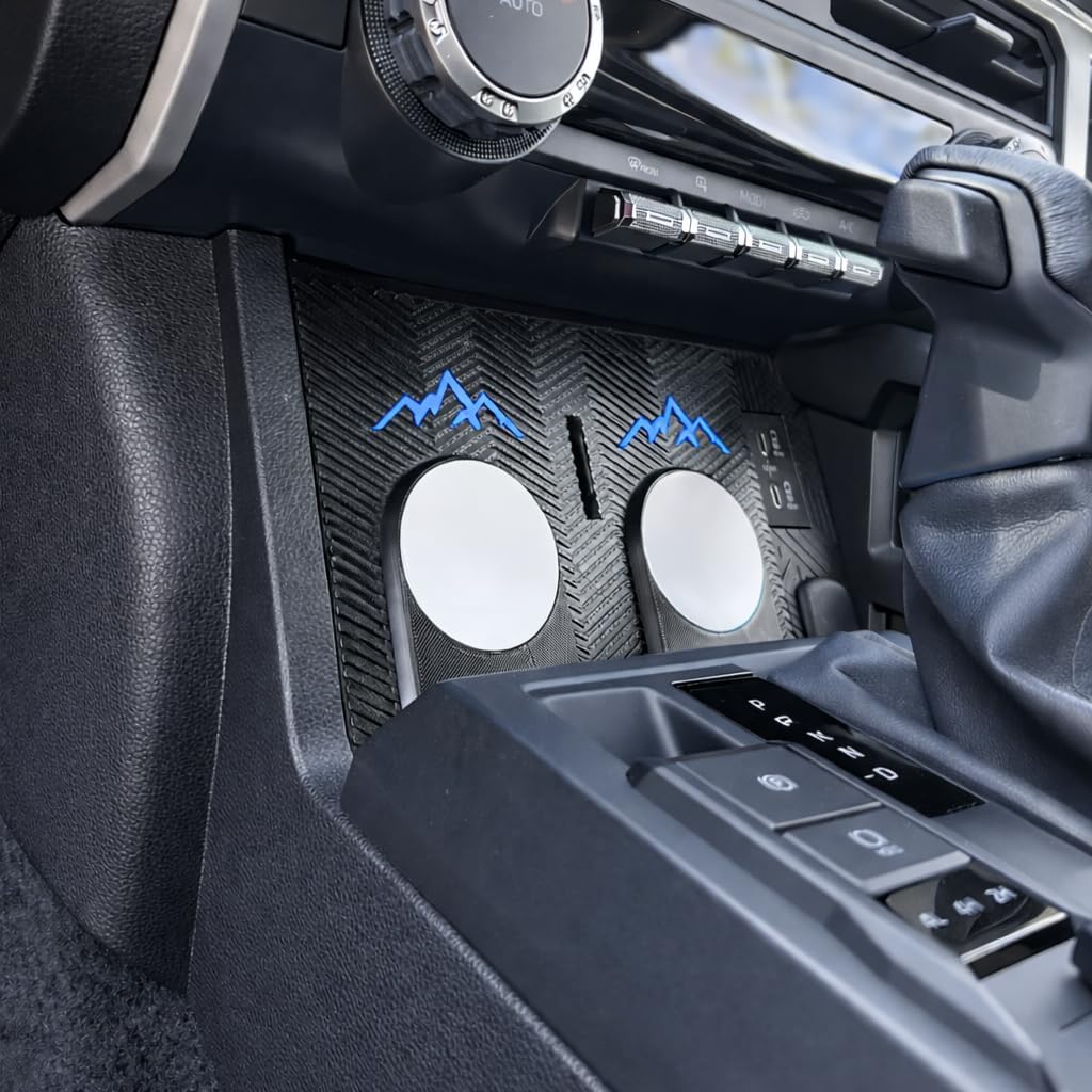 Double Magnetic Wireless Charger for Tacoma and 4Runner Non-Slip Charging Pad for 2024 2025 2026 Tacoma and 2025 2026 4Runner Magnetic Charger 15W Wireless Car Charger (Blue)