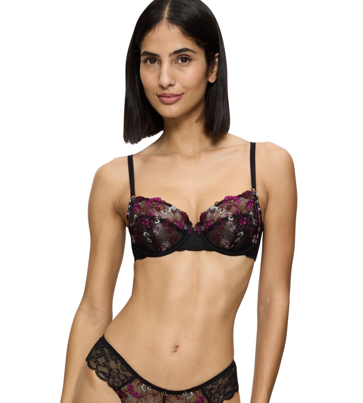 Triumph Women's Sensual Spotlight Bra, Black, 34D