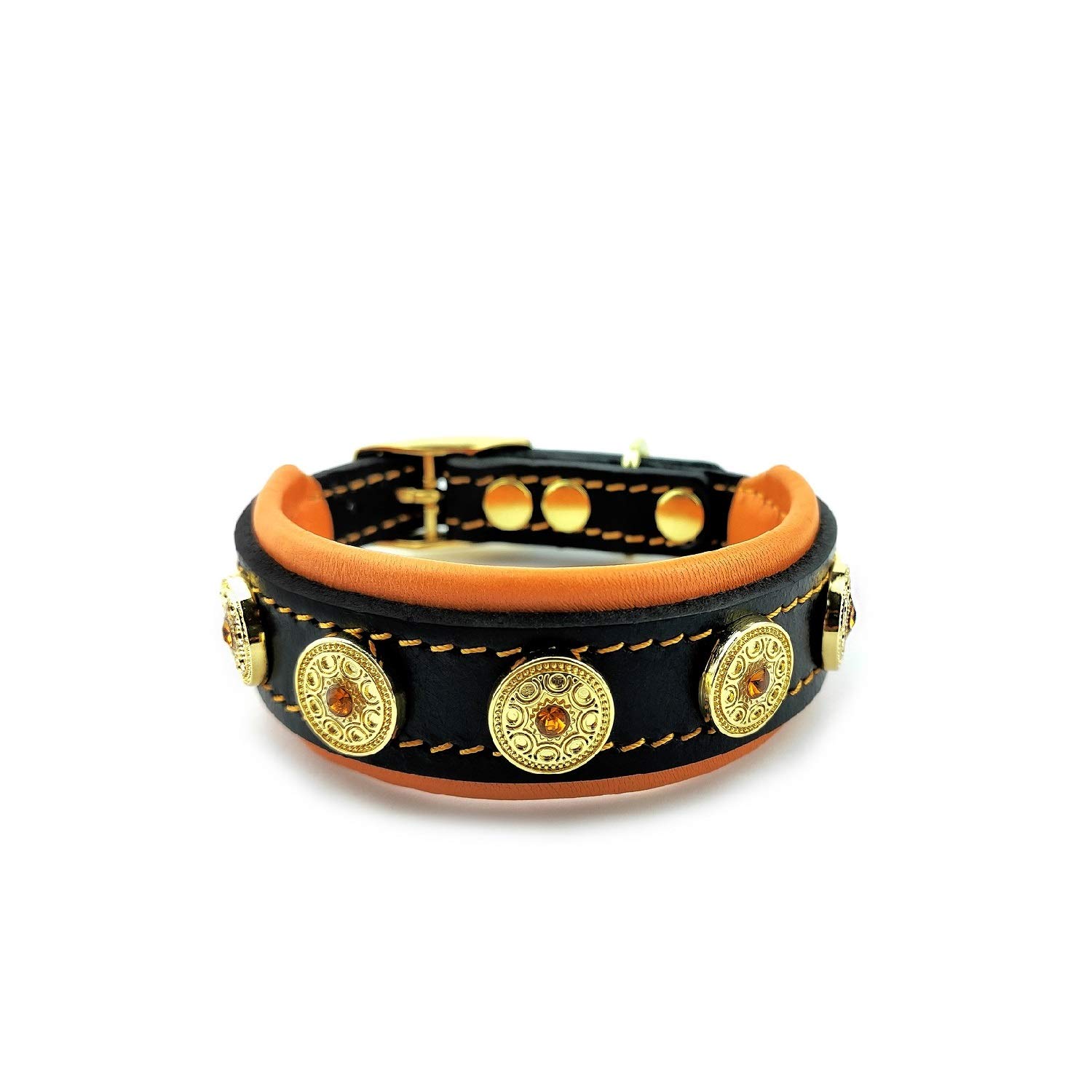 Bestia "Bijou" collare cucciolo in vera pelle