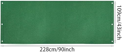 Miniatura 2 de Repuesto de toldo para columpio de 43 x 90 pulgadas, repuesto de lona de juego, lona impermeable, funda de repuesto de lona a prueba de parasol para