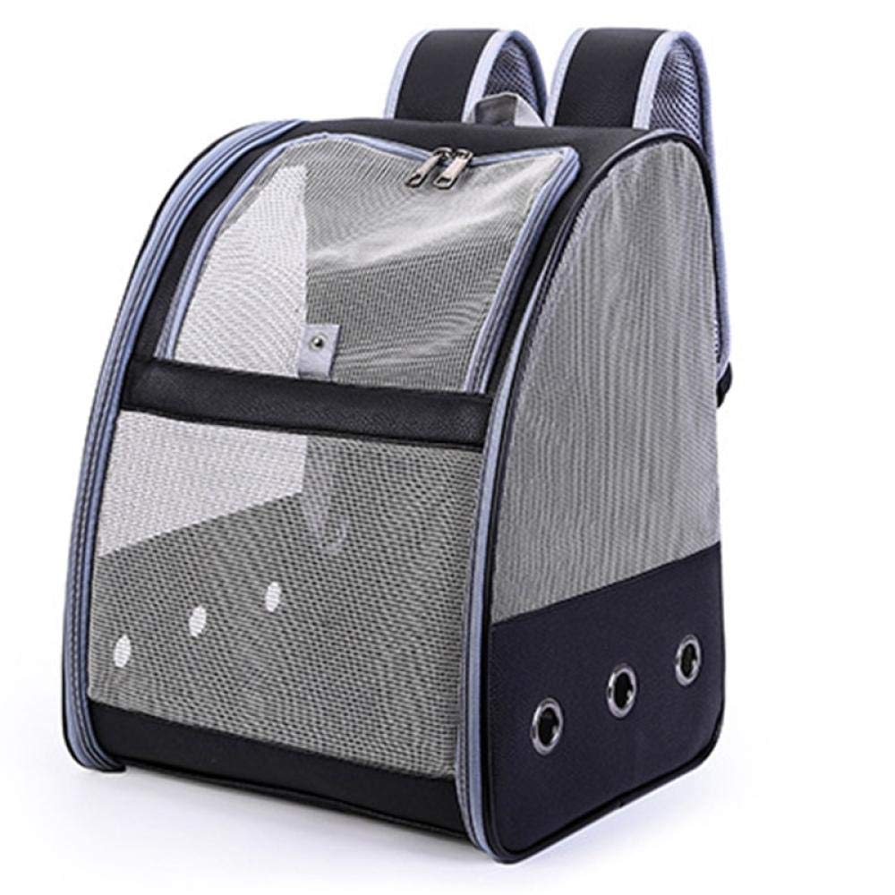 Vogel Rucksack Haustier Rucksack Tragekäfig Katze Und Hund Outdoor Reisen Atmungsaktiver Träger Vogel Transport Tasche Vogelzubehör 1St Schwarz