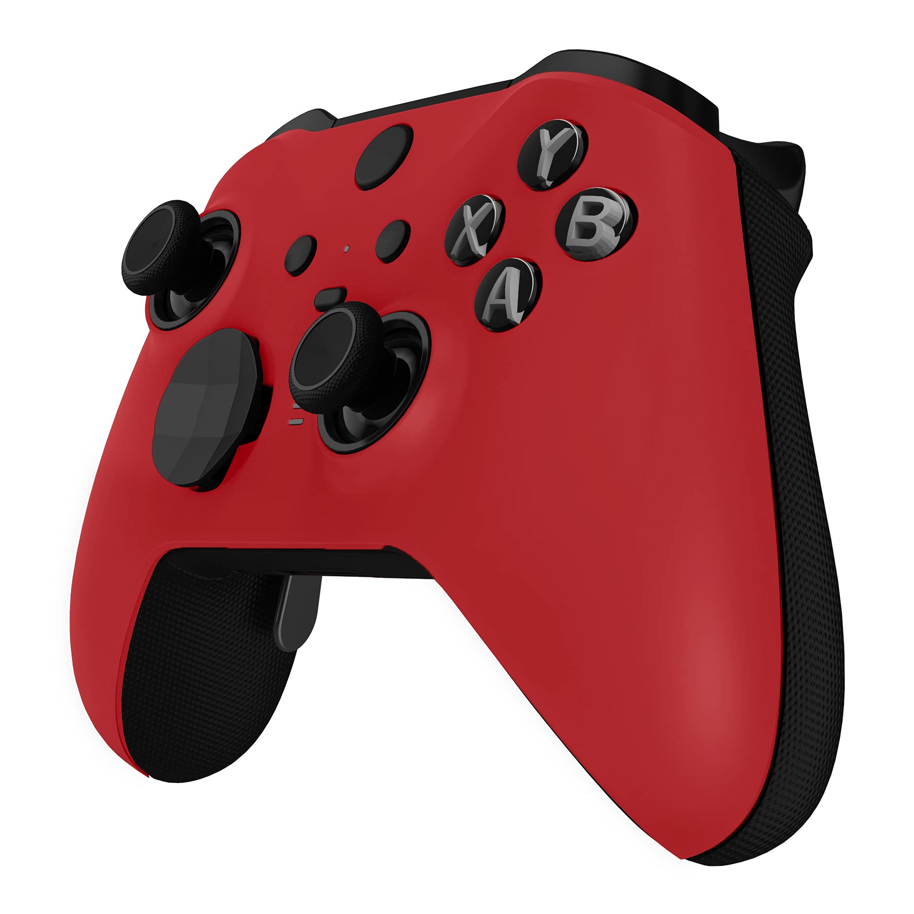 eXtremeRate Custodia frontale per controller Xbox Elite Series 2/Series 2 core, custodia fai da te & Thumbsticks Accent-Ring Case Shell Set per Xbox Elite Series 2 Gamepad modello 1797 rosso