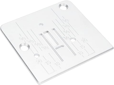 ZASCHMOY Household Sewing Machine Needle Plate 744004 Stainless Steel Replacement for Babylock BL1108 BL1170 BL16 BL18 and Bernette B33 B35