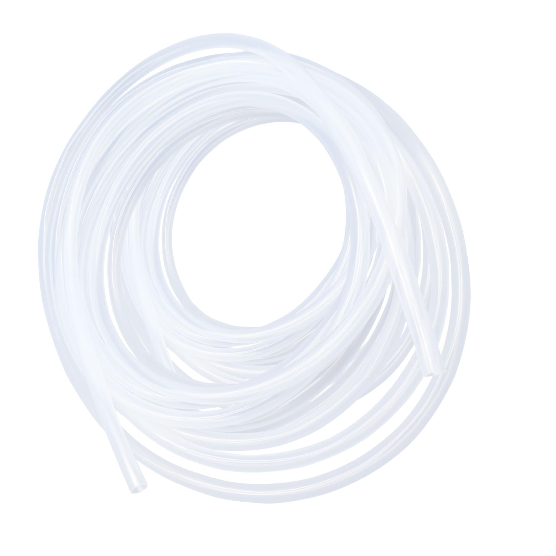iMeistek Silicone Tubes 9.5mm ID x 12.7mm OD (7 Metres),Flexible Clear Food Grade Silicone Tube Hose for Air/Water Pump Transfer,Homebrew,Aquarium