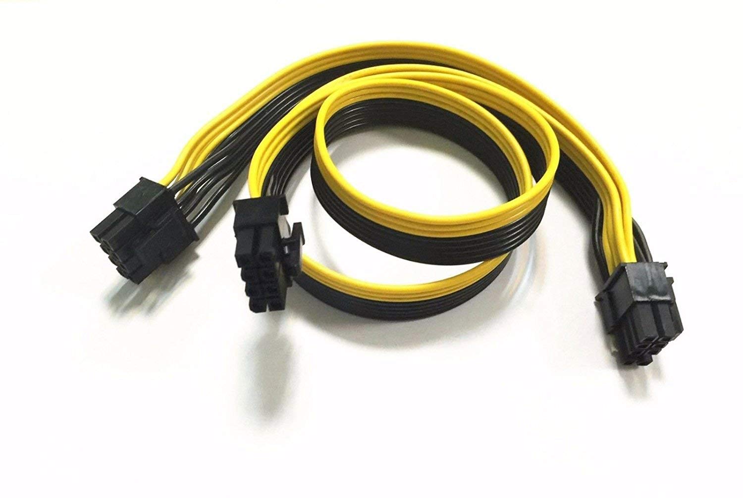 Etzin 8-Pin Female to 2(6+2) Pin Male PCIe Power Cable, 20cm -18 AWG for Gaming/Mining, Compatible with Graphics Video Card, CPU Mining Power Supply-image-6