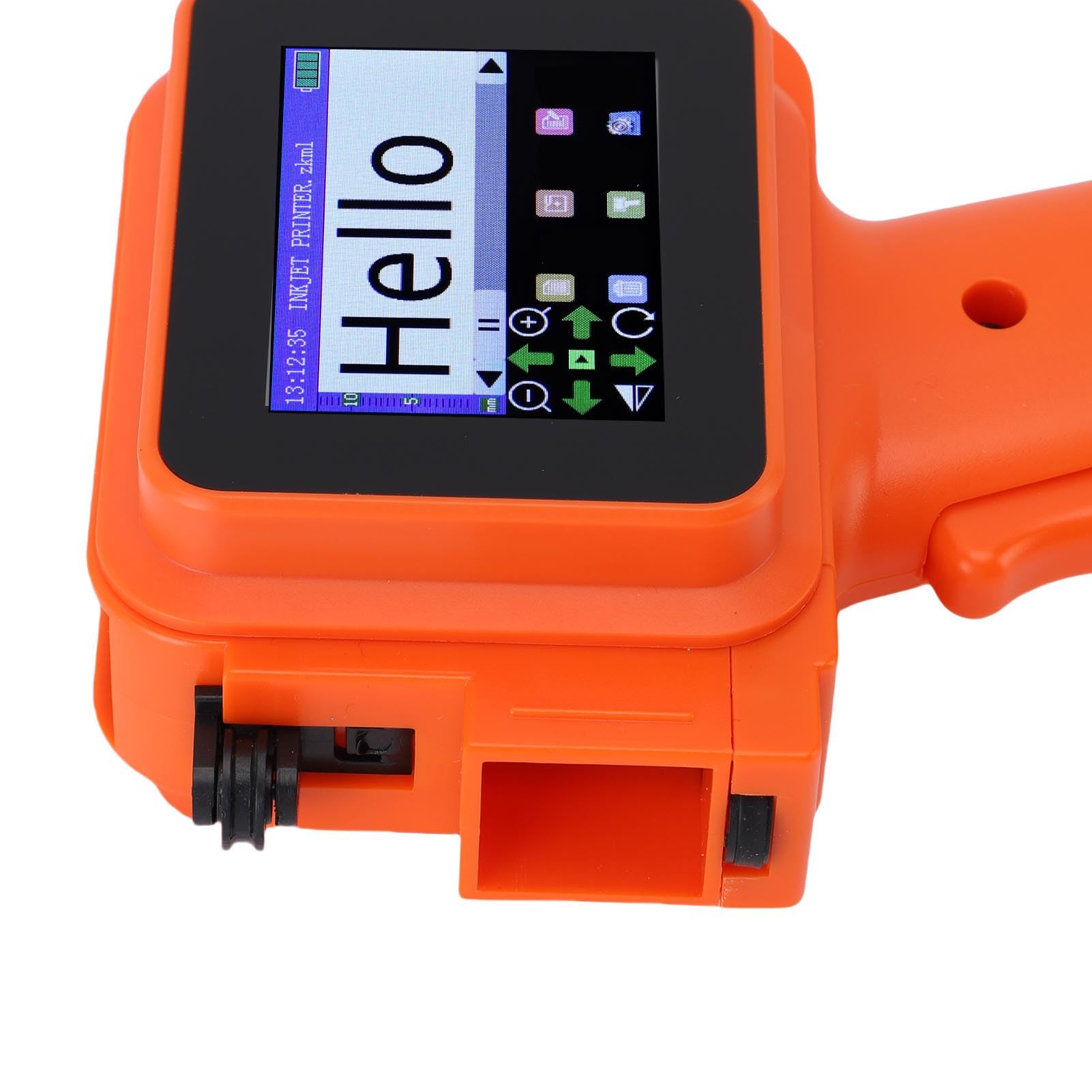 Fafeicy Mini Impresora de Inyección de Tinta Mejorada, Impresora de Inyección de Tinta Portátil con Pantalla Táctil HD LED de 2,4 Pulgadas con CPU Inteligente de 4 Núcleos para Fecha,