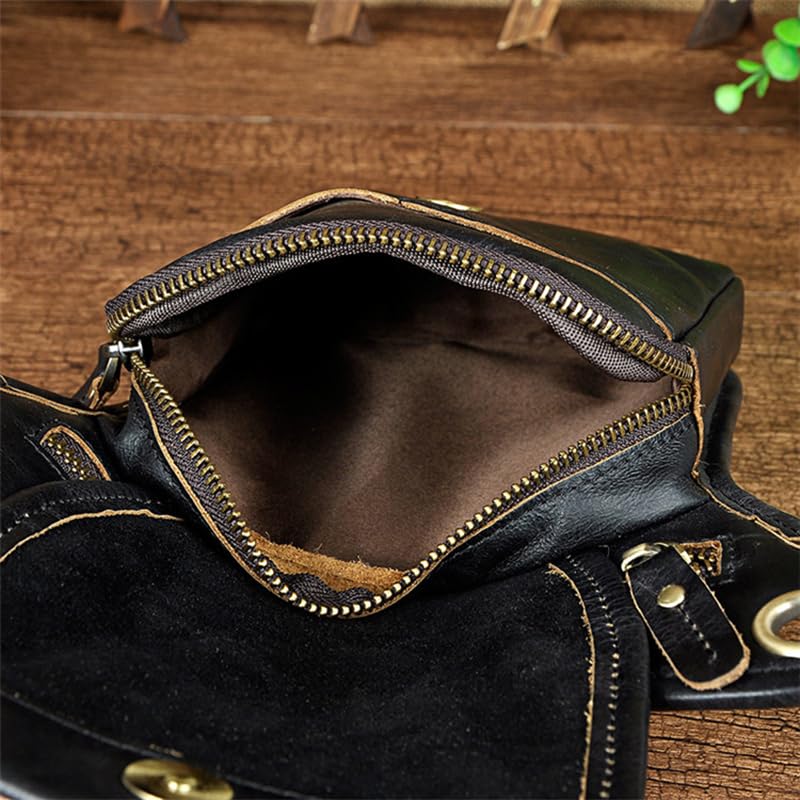 Marsupio Gamba Moto Borsa da coscia uomo, marsupio moto, borsa viaggio, for attrezzi, motocross corsa(Dark grey)