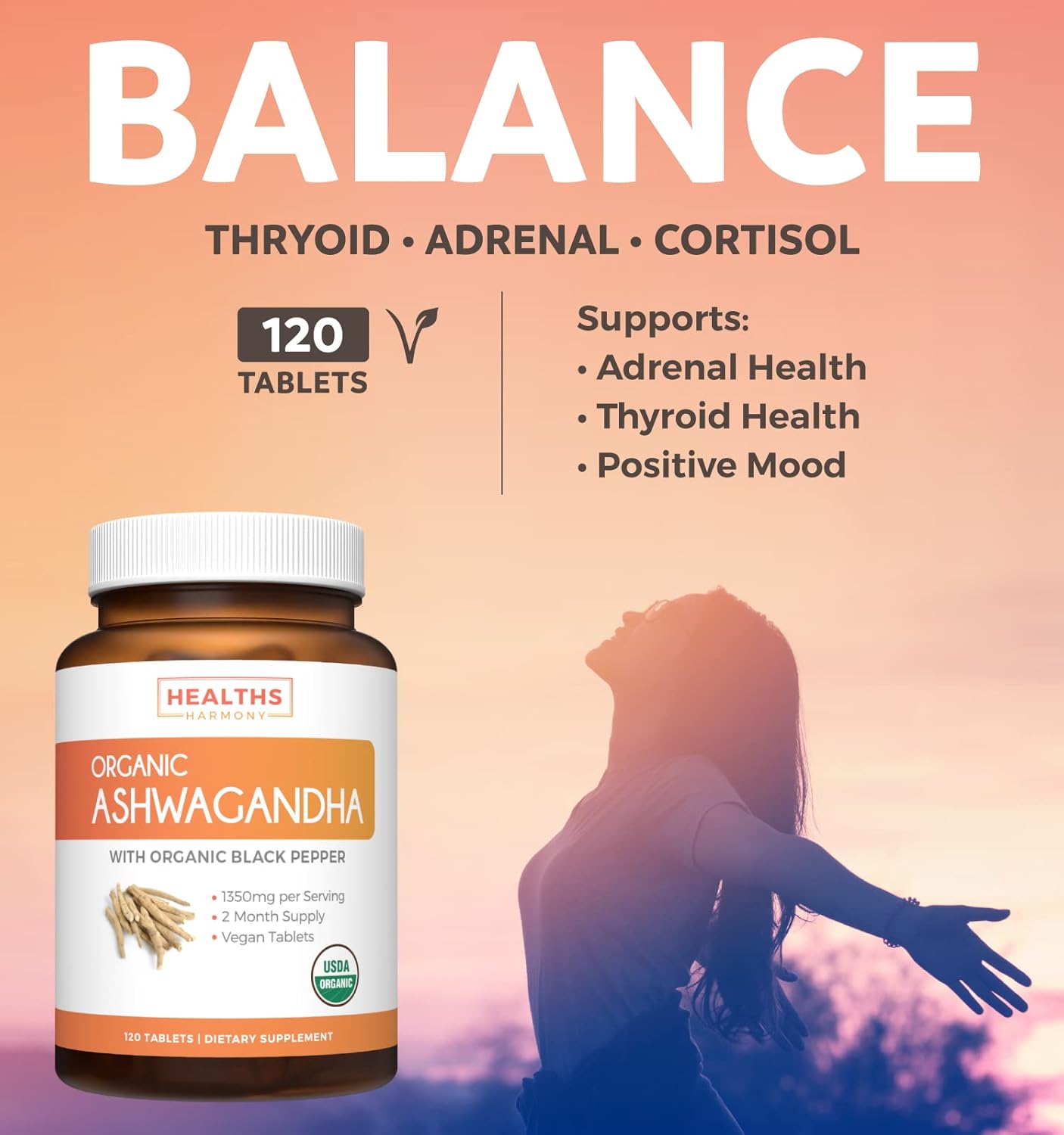 Save $8 (16% Off) - Harmony Essentials: Wellness Trio Bundle - Black Seed Oil -100% Cold-Pressed Nigellia Sativa | Organic Ashwagandha - Natural Adrenal & Thyroid Support | Irish Sea Moss - Vegan