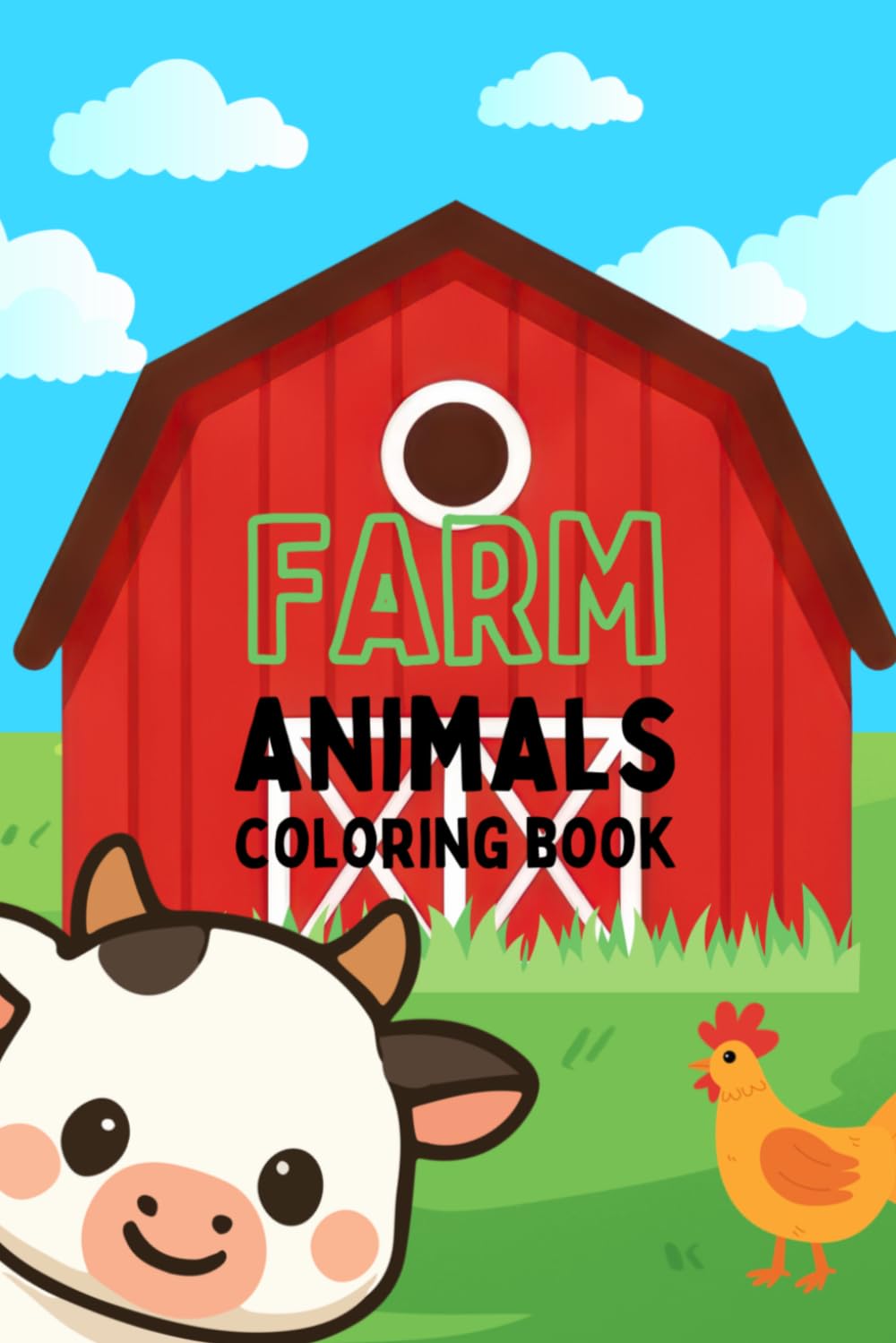 Farm Animals Coloring Book