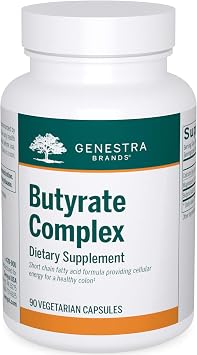Genestra Brands Butyrate Complex | Butyric Acid from Calcium/Magnesium Butyrate | 90 Capsules