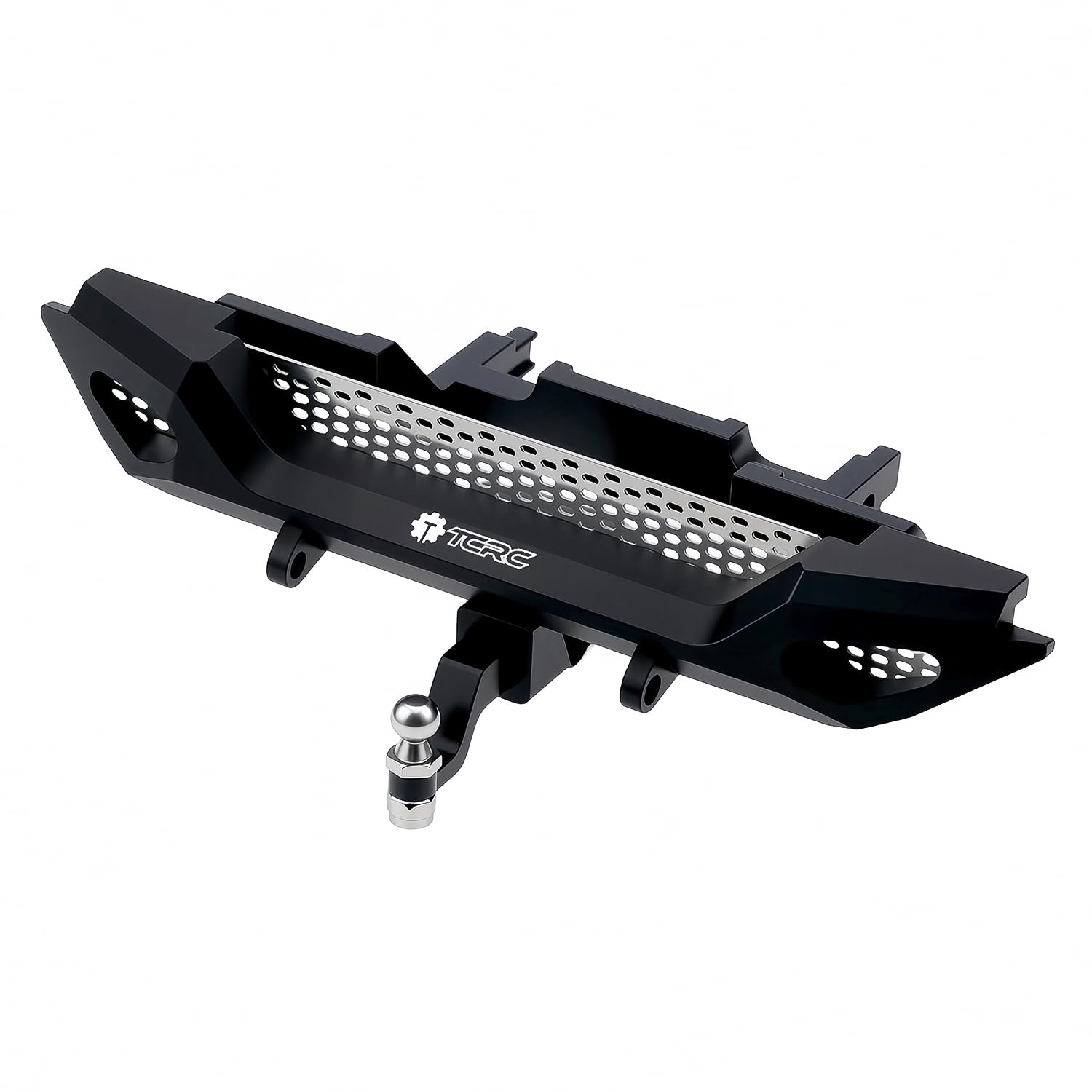 TCRC Metal Rear Bumper with Trailer Hitch for TRX4M Defender 1/18 RC Crawler Car Upgrade Parts โ image 1