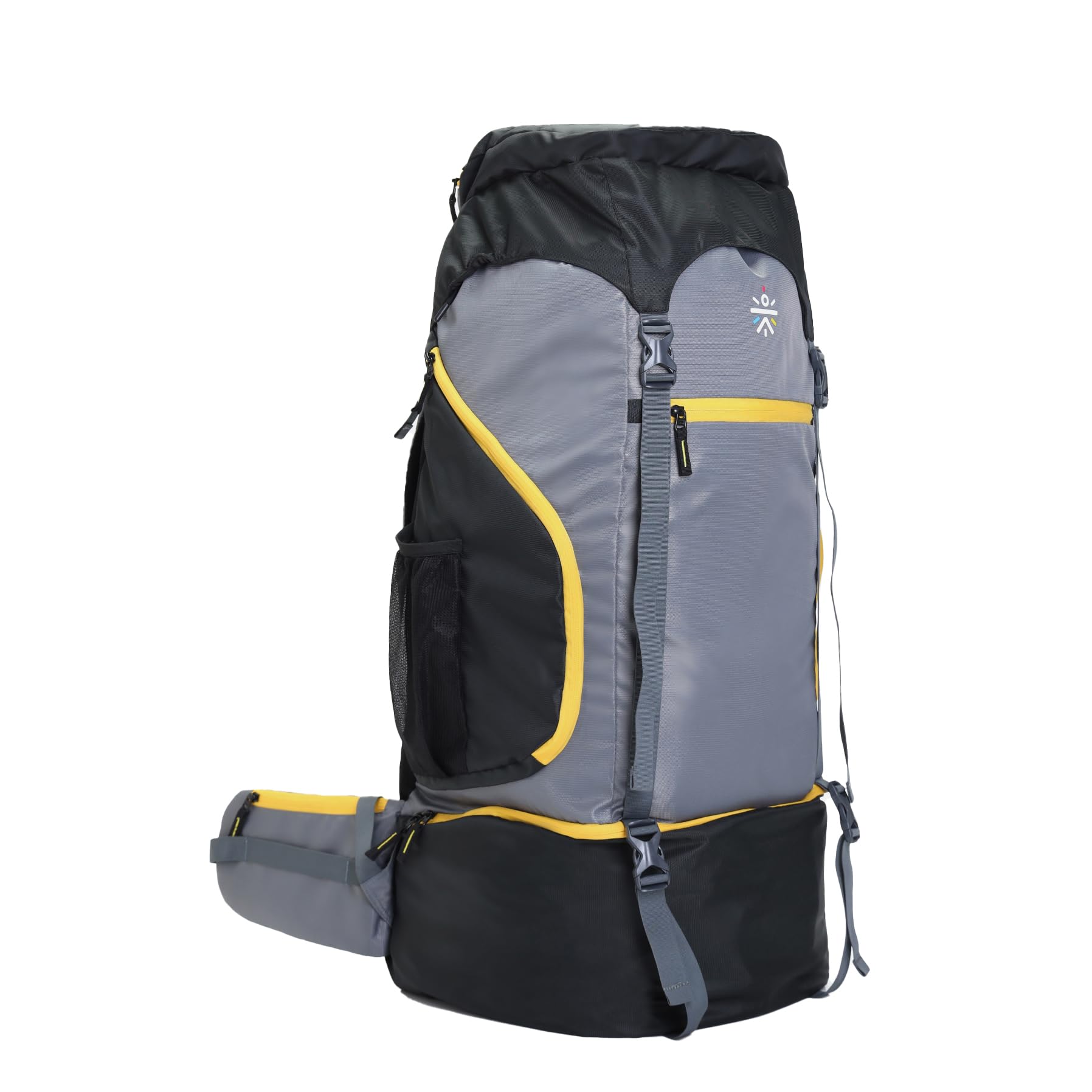 Cult 80 Litre Travel Backpack | For Outdoor Sport Camp | Rain Cover | Hiking Trekking Bag | Camping Rucksack | Black | 1 Year Warranty