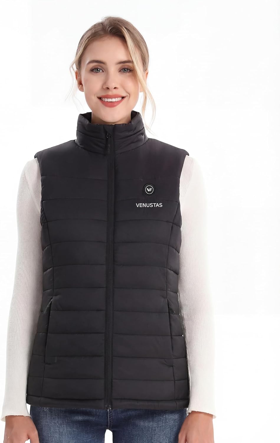 Venustas Women's Heated Vest, 9V USB-C Heated Vest Compatible with Most USB-C Output Power Banks (Battery Not Included) - Image 2