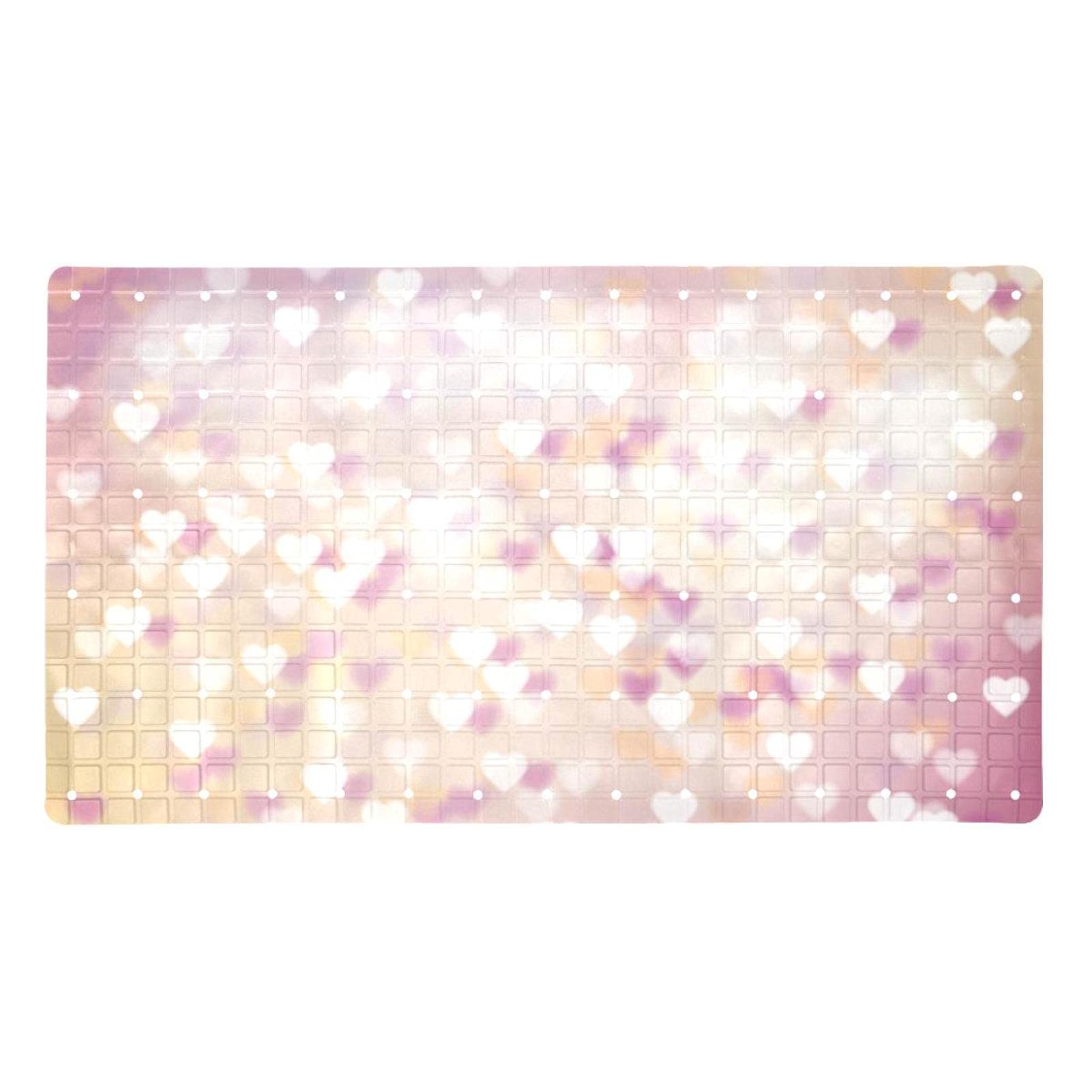 Tapis de bain antidérapant avec ventouses et drainage efficace en PVC