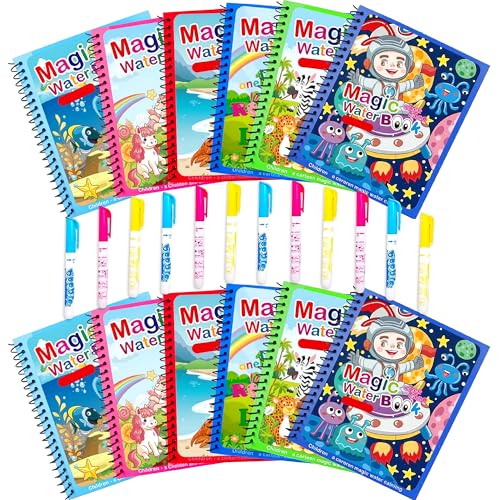 Image of Party Propz Watercolor Book with Watercolor Brush Pen - 12 Set of 24 Pcs, Party Favors, Birthday Return Gift for Kids, Return gifts for birthday, return gift for kids age 6-10