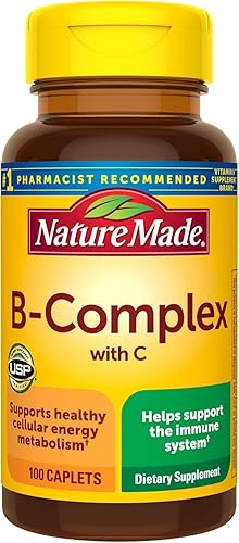 Nature Made Comprimidos de complejo de vitamina B 100 cápsulas (paquete de 2)