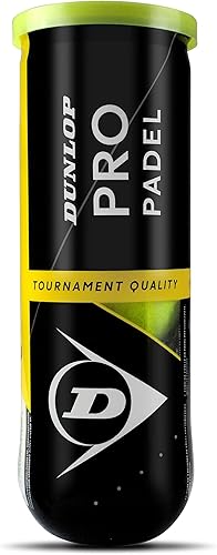 Miniatura 3 de Dunlop Sports Pro Padel Ball – Padel Balls for Competitions and Tournaments – (1 x 3-Ball Can)