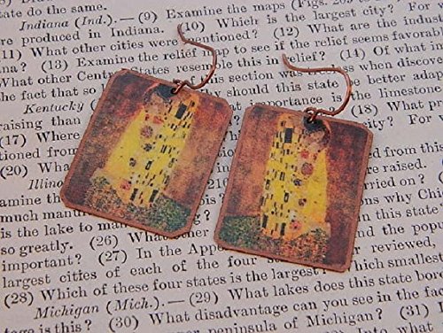 gustav klimt earrings