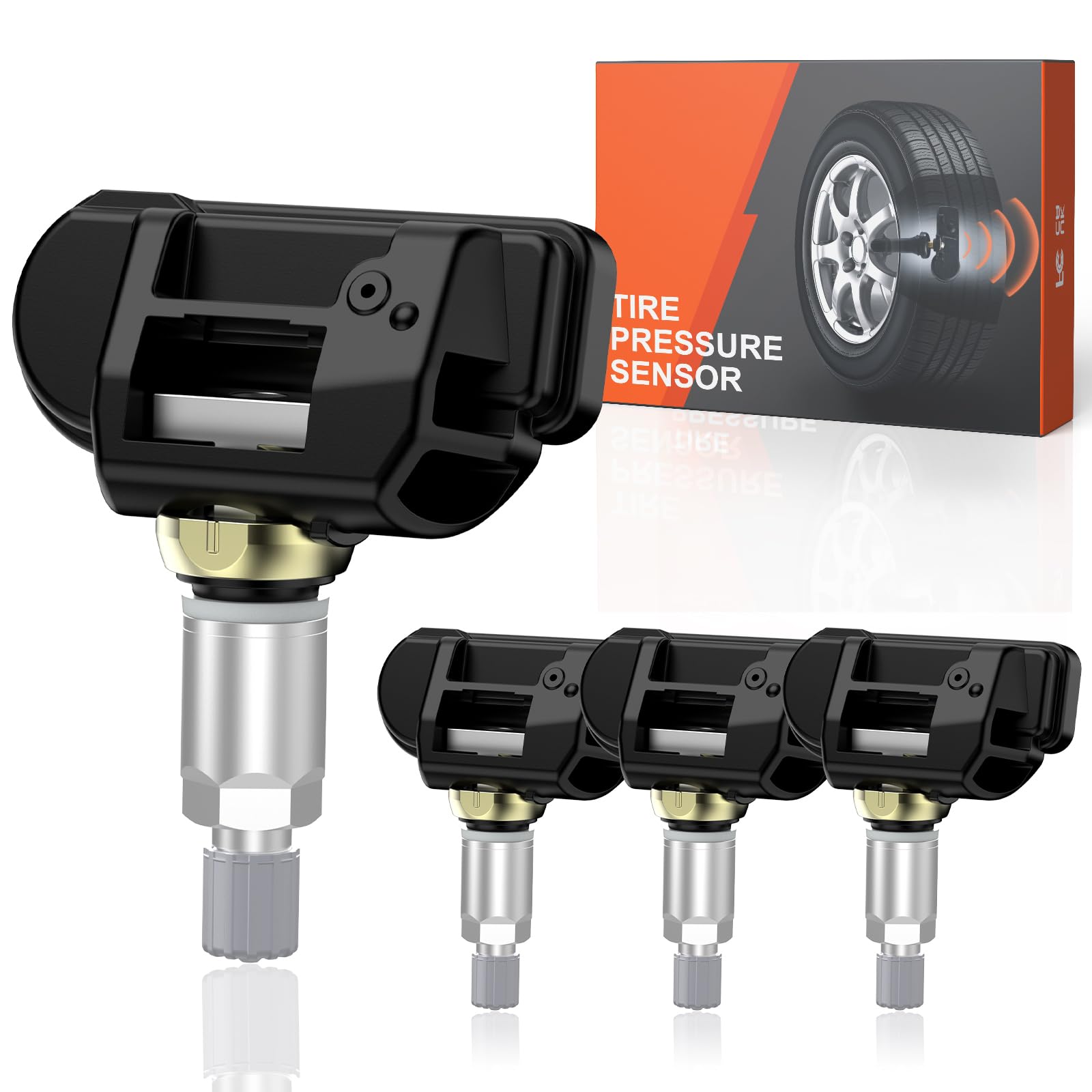 Lot de 4 capteurs de pression des pneus RDKS pour Mercedes Benz C/CLA/GLA/GLC/CLS/E/S/GLE Système de contrôle de la pression des pneus pour capteur TPMS W176 W205 C207 W212 A0009050030