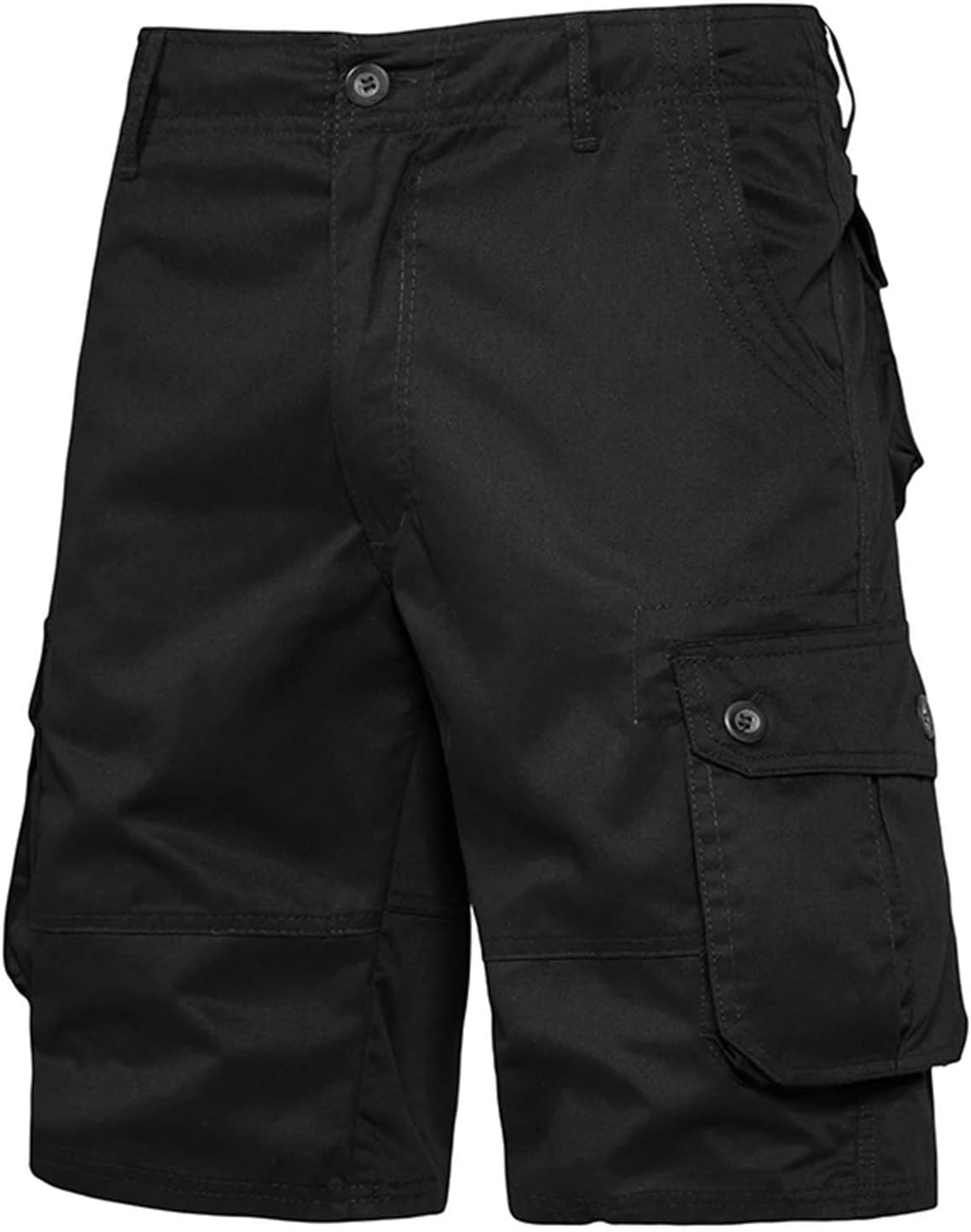 Men's Shorts Loose Large Size Multi-Pocket Overalls Cotton Pants Outdoor Casual Sports Beach Pants